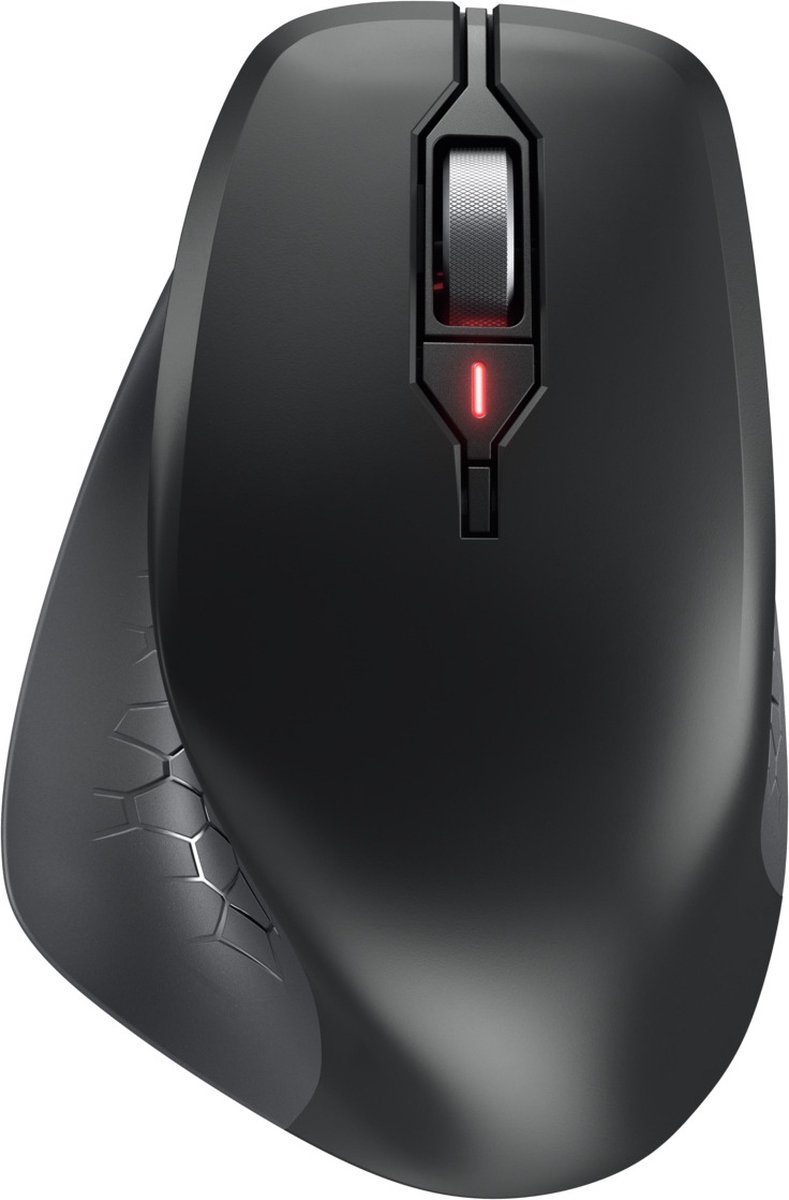 CHERRY MSW Stream Comfort Muis Radiografisch Optisch Zwart 6 Toetsen 4000 dpi Ergonomisch, Geluidsarme toetsen