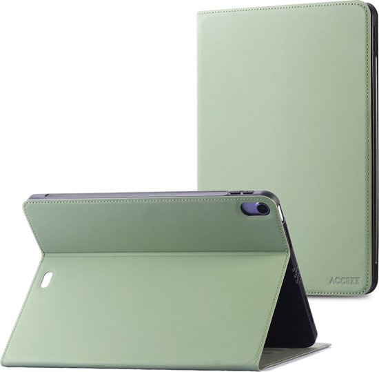 Foto: Accezz tablet hoes geschikt voor ipad 11 2025 a16 11 inch ipad 10e generatie 2022 10 9 inch classic tablet case groen
