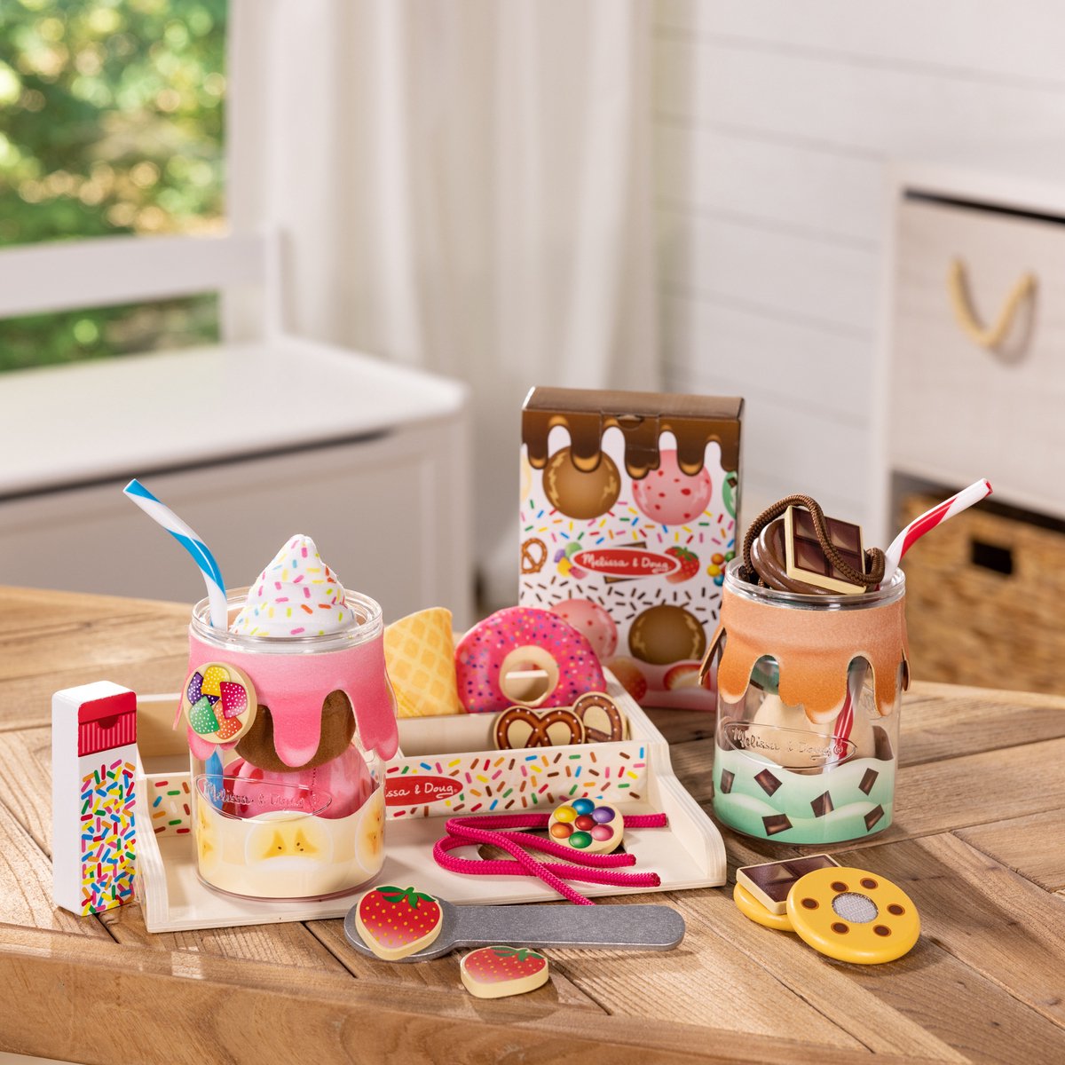 Melissa & Doug Pizzafeestje Houten Speelgoedeten  Speelgoed Pizzaset Klittenband Meer Dan 54 Speelstukjes Geweldig Cadeau Voor Meisjes En Jongens Ideaal Voor Kinderen Van 3 4 En 5 Jaar