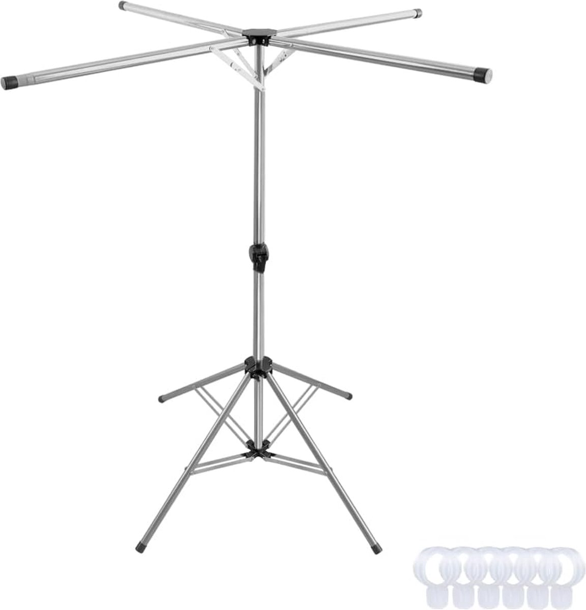 Goedkoopste Luvetrex ® Kledingrek met Opvouwbare en Verstelbare Drooghouder voor Binnen en Buiten