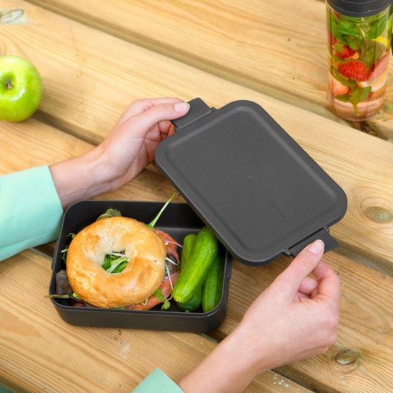 Boîte à lunch Brabantia Make & Take - Medium - Plastique - Gris foncé