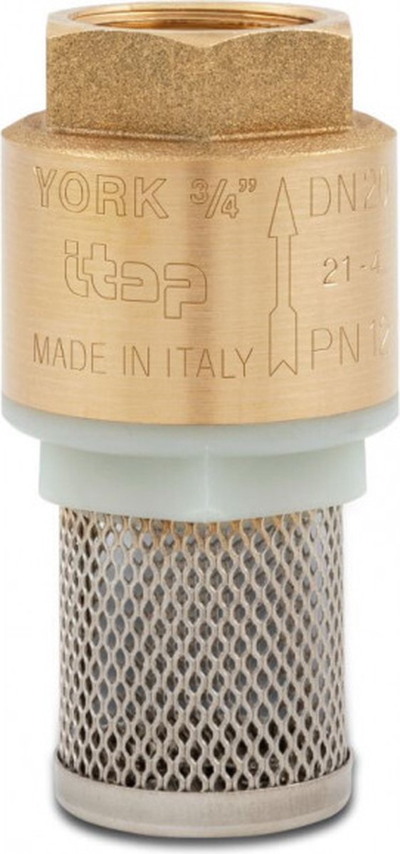 Itap Messing veerbelaste voetklep It 3/4
