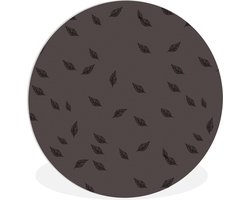 WallCircle – Wandcirkel 120×120 – Patronen – Blad – Bruin – Ronde schilderijen woonkamer – Wandbord rond – Muurdecoratie cirkel – Kamer decoratie binnen – Wanddecoratie muurcirkel – Woonaccessoires XXL WallCircle – Wandcirkel 120×120 – Patronen – Blad – Bruin – Ronde schilderijen woonkamer – Wandbord rond – Muurdecoratie cirkel – Kamer decoratie binnen – Wanddecoratie muurcirkel – Woonaccessoires XXL