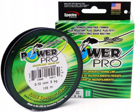 Power Pro Moss Green - Gevlochten lijn - 0.23 mm - 15 kg - 275 m — afbeelding 4