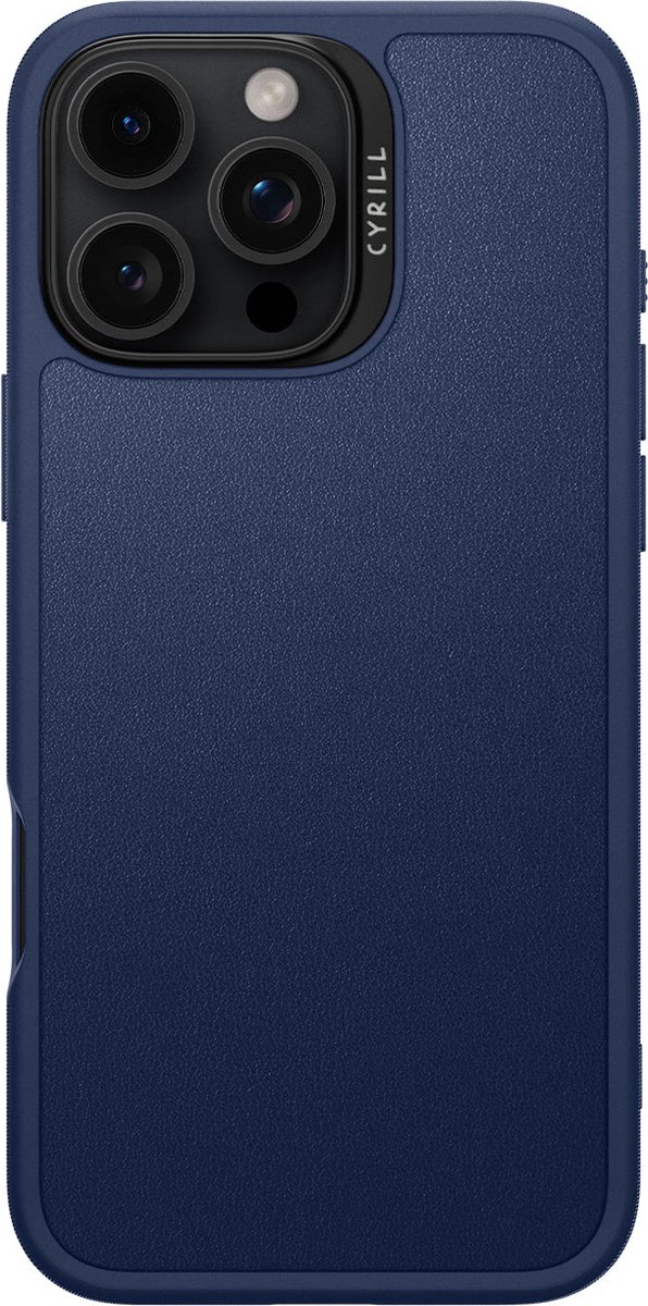 Spigen Cyrill Kajuk Mag Hoesje Geschikt voor Apple iPhone 16 Pro - Back Cover Compatibel met MagSafe - Blauw