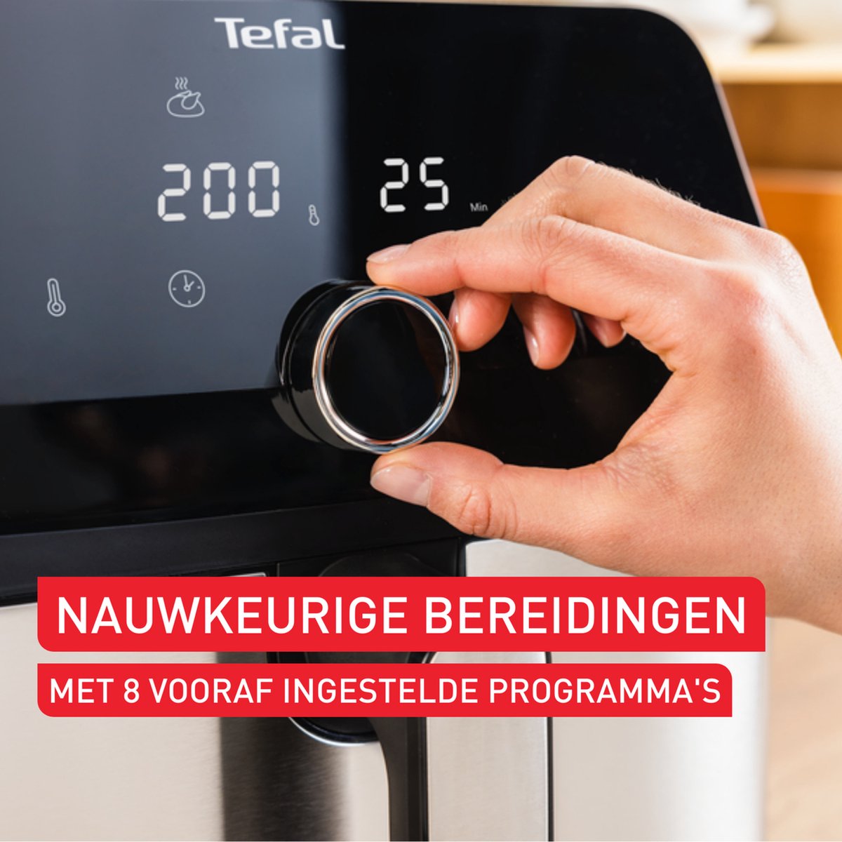 Tefal Easy Fry Mega EY855D Airfryer met Dubbele Lade 7,5 - afbeelding 3
