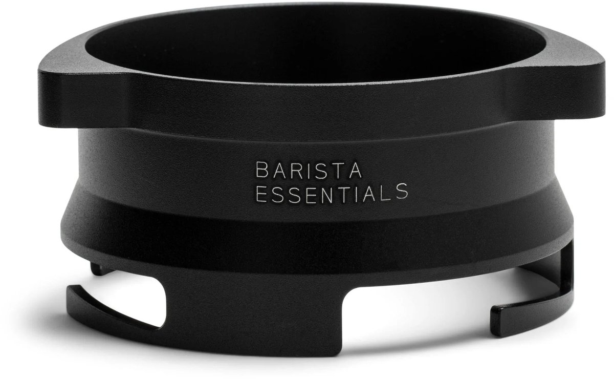 Doseerring - 54mm – Zwart - Ingebouwde Maler - Sage Barista - Solis Espressomachine – Espressomachine - Dosing Funnel – Doseerring Koffie - Barista Essentials