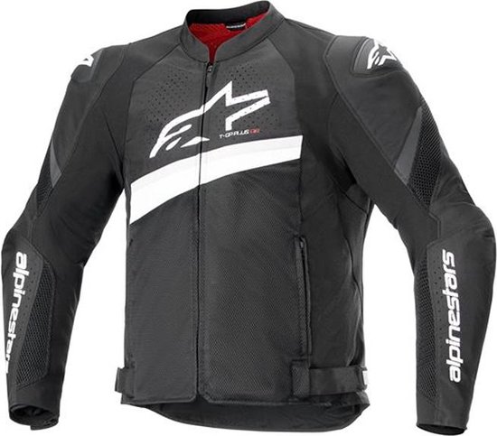 Alpinestars T-GP Plus R V4 Airflow Jas Zwart Wit - Jas