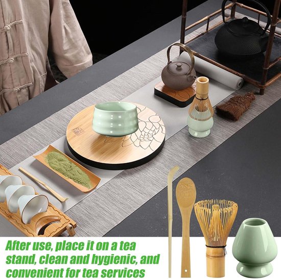 Matcha Tea Set KQWVZ Matcha Set, 4 Stuks Bezemset, Accessoires Voor De Matcha Macha Set