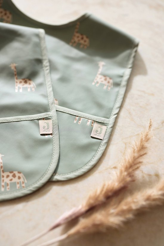 Jollein - Baby Slab Waterproof - Slabbetjes - Jungle Jambo - 2 Stuks van Jollein — afbeelding 4
