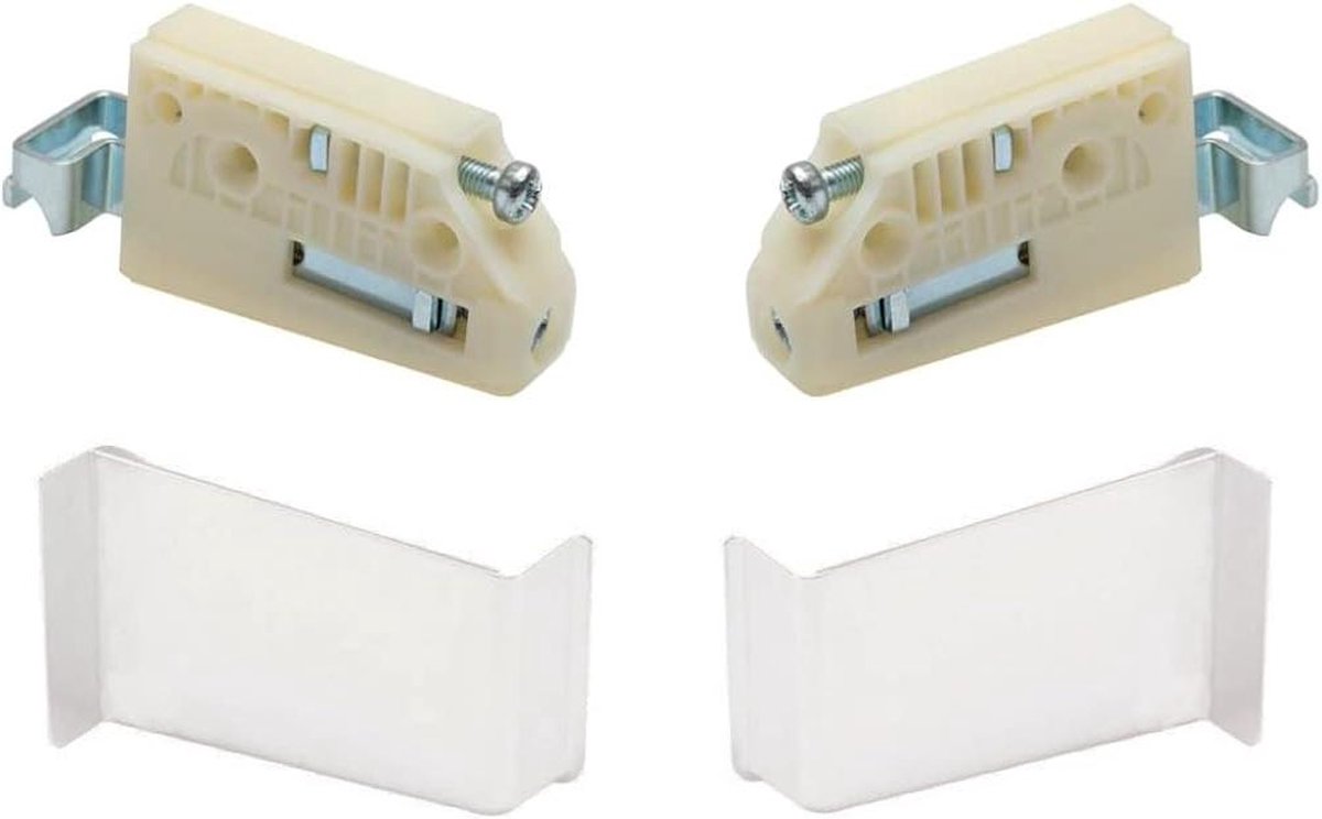 Kasthanger set - kastdrager kastdragers - kasthouders - hangkast houder - kast wandbevestiging - bovenkast - wit - 2 stuks kastdragers
