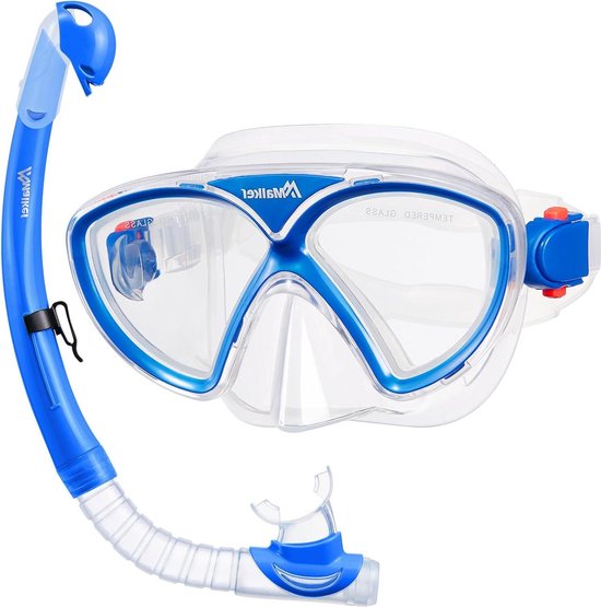 Snorkelset Volwassen Professionele Snorkelbril Anti-Fog Duikmasker