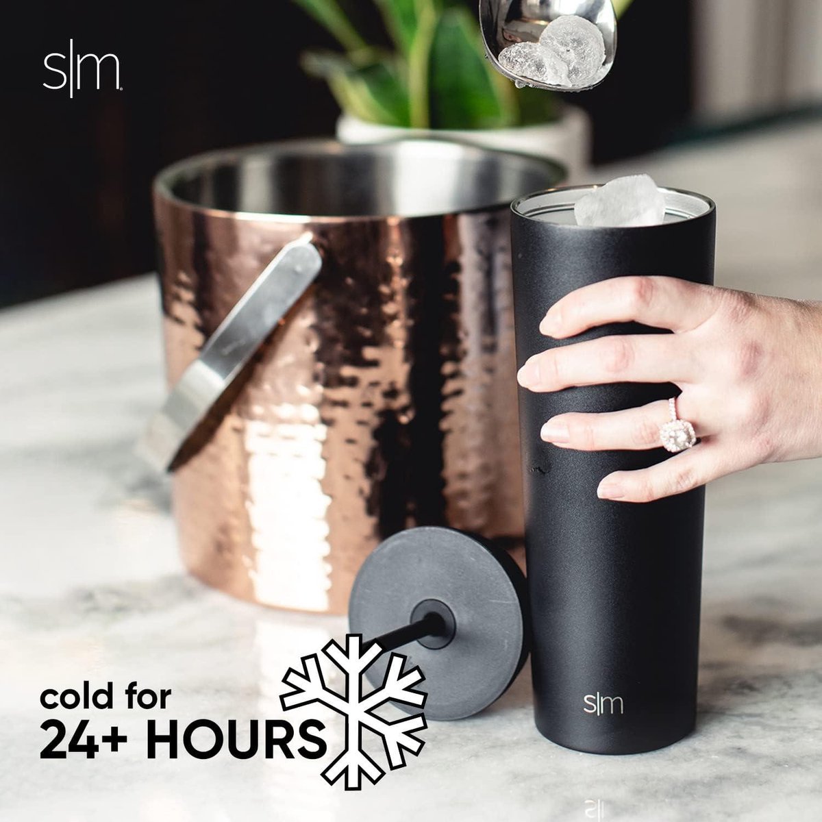 Classic Reismok Tumbler 828mL (28oz) met 2 deksels-herbruikbaar rietje-klep-kolf koffie bier geïsoleerde pint beker-18/8 roestvrij staal-Blozen.