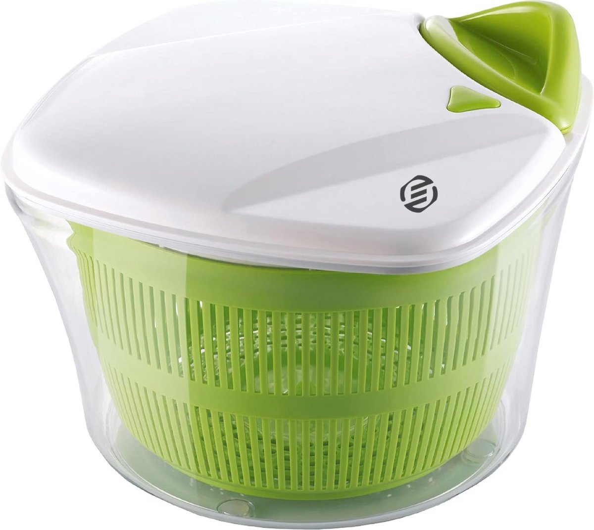 Equivera Slazwierder- Salad spinner - Slacentrifuge - Saladspinner - Sla Centrifuge - Saladecentrifuge - Sladroger - Must Have Voor In De Keuken