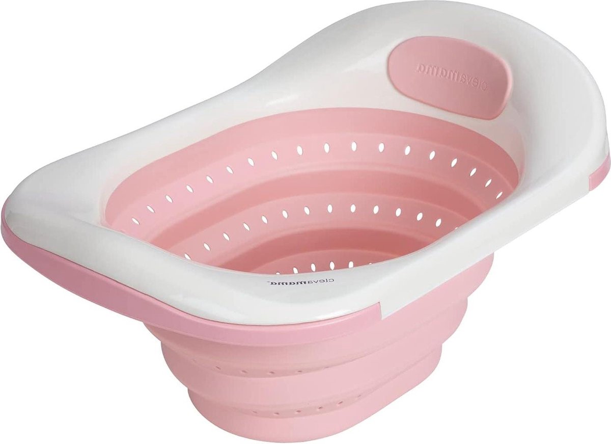 Babybad voor wastafel - 53 x 38 x 30 cm (0-12 maanden) roze
