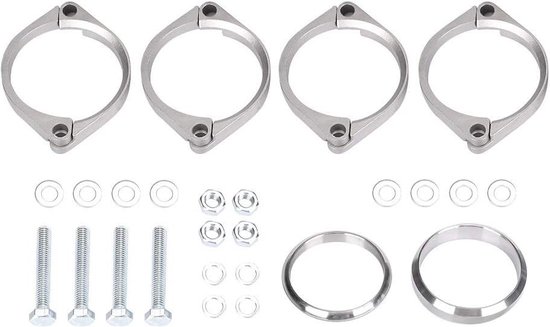 Foto: Uitlaatflens reparatieset verroeste uitlaat terug doos reparatie klem beugels bmw e46 m3