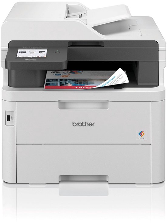 Brother MFC-L3760CDW - Multifunctionele Kleuren LED Printer - Wit