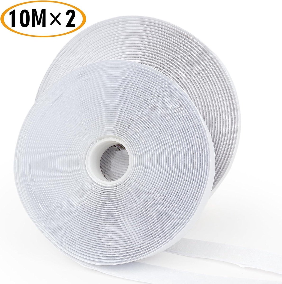Bande Velcro Extra Forte - Double Face Autocollante - Lot Multi-Tailles - Pour Fixation Sans Perçage