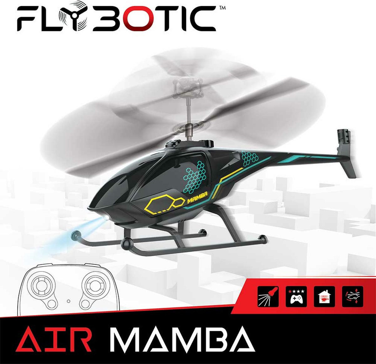 RC Air Mamba Helikopter - Bestuurbare helikopter — cadeau in Spellen & Speelgoed - foto 7