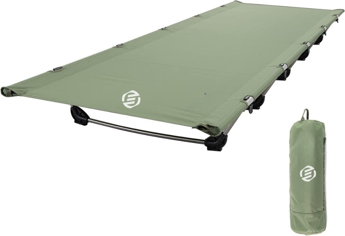 Equivera Veldbed - Kampeerbed - Veldbedden - Veldbed Kamperen - Kampeermatras