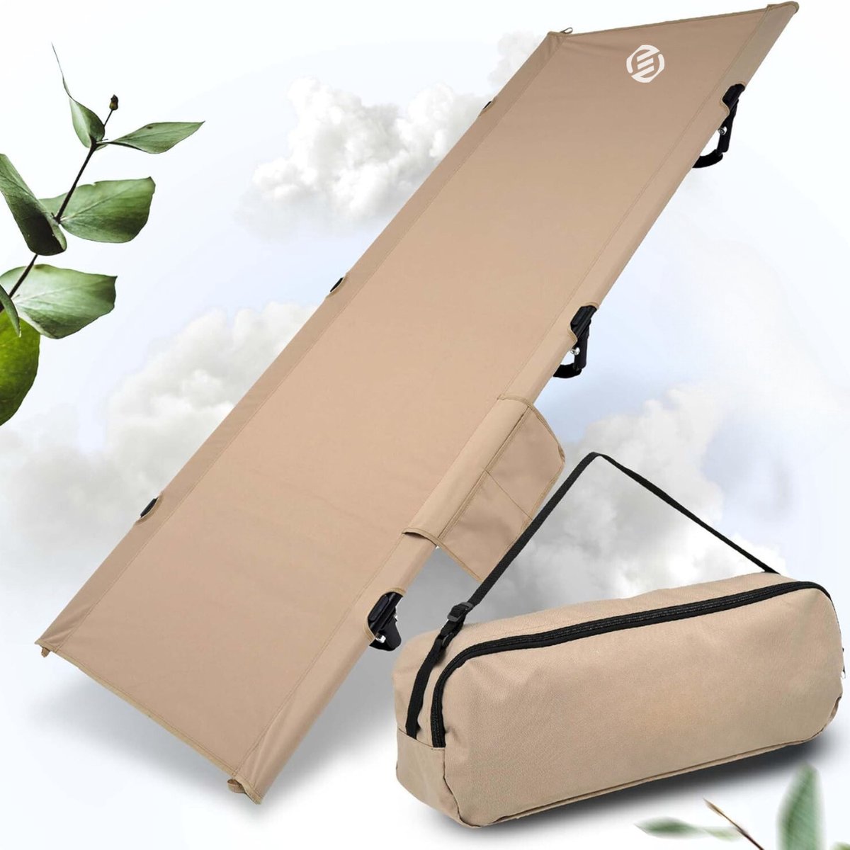 Equivera Veldbed - Kampeerbed - Veldbedden - Veldbed Kamperen - Kampeermatras