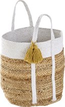 Vertbaudet Panier en jute avec fils lurex Marguerite