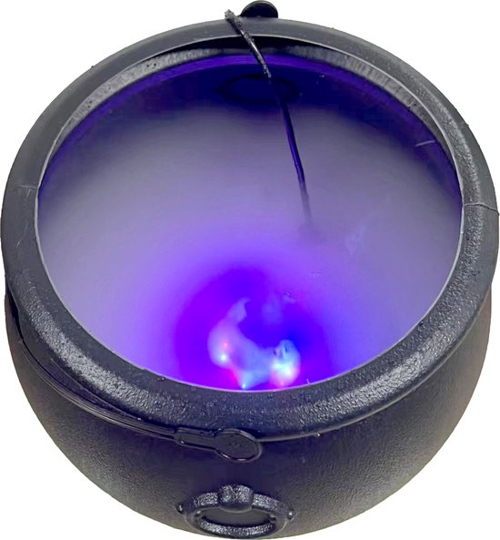 Zwarte Heksenketel met mist - Rookmaker