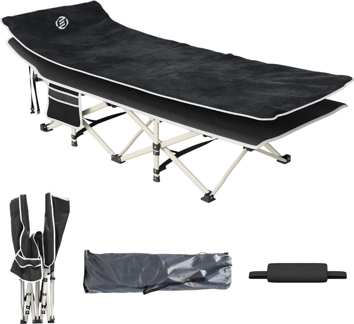 Equivera Veldbed - Kampeerbed - Veldbedden - Veldbed Kamperen - Kampeermatras