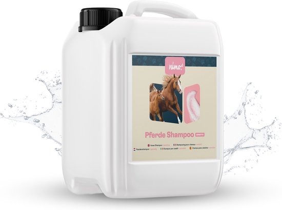 nimo® paardenshampoo sensitive • parfumvrij & pH-neutraal voor alle rassen