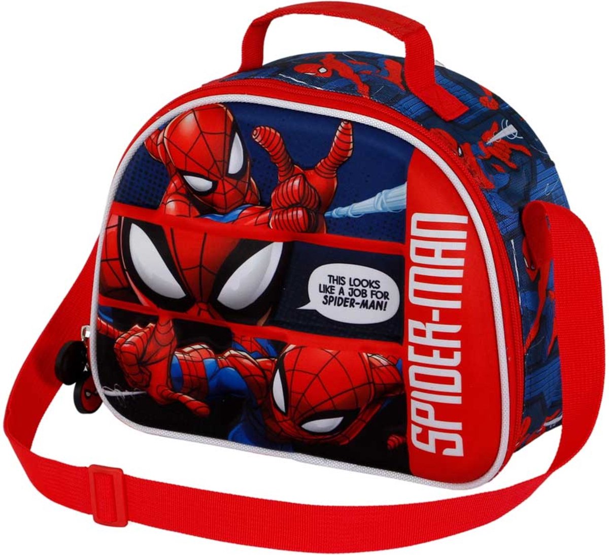 Karactermania - Marvel - Spiderman Stronger-3D - Thermische Lunchtas - Snack - Rood