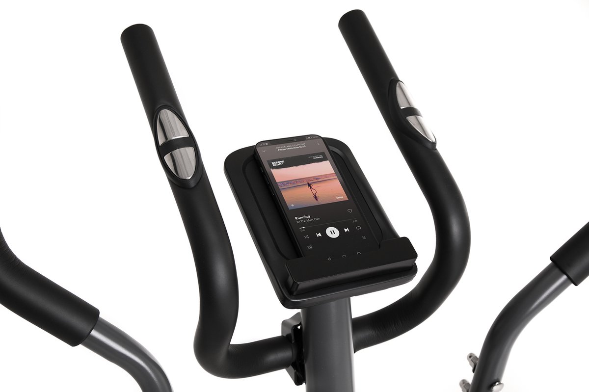 Afbeelding 3 van Zipro Neon Magnetische Crosstrainer, Hartslagsensoren, Gemakkelijk te transporteren, Antislippedalen, Flessenhouder, Homegym, Stabiele structuur, Max. gebruikersgewicht 120 kg, zwart en groen