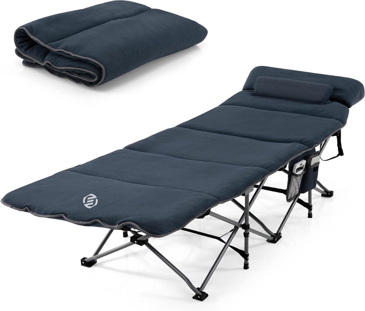Equivera Veldbed - Kampeerbed - Veldbedden - Veldbed Kamperen - Kampeermatras