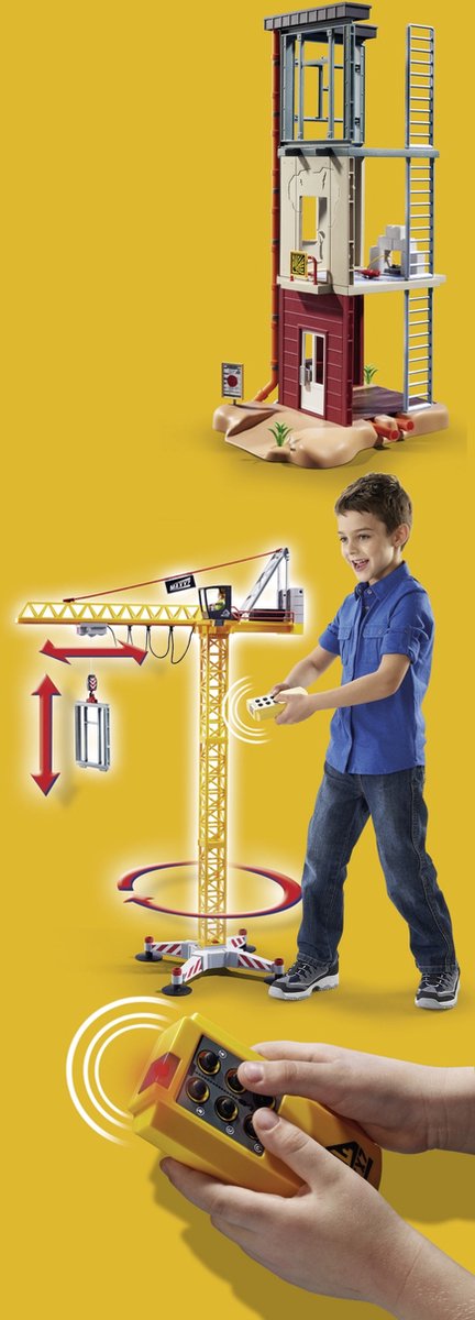 PLAYMOBIL City Action RC bouwkraan met bouwonderdeel - 70441 — afbeelding 17