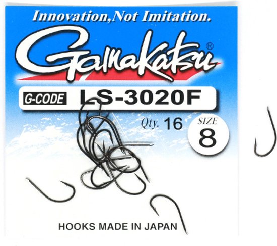 Gamakatsu LS-3020F Zwart #8
