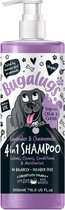 Bugalugs - 4-in-1 Hondenshampoo Chamomile & Lavender - Alle vachttypes - Kalmerend - Fles met pompje - Vegan - 500 ml