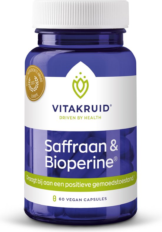 Vitakruid Saffraan & Bioperine - 60 vegancapsules