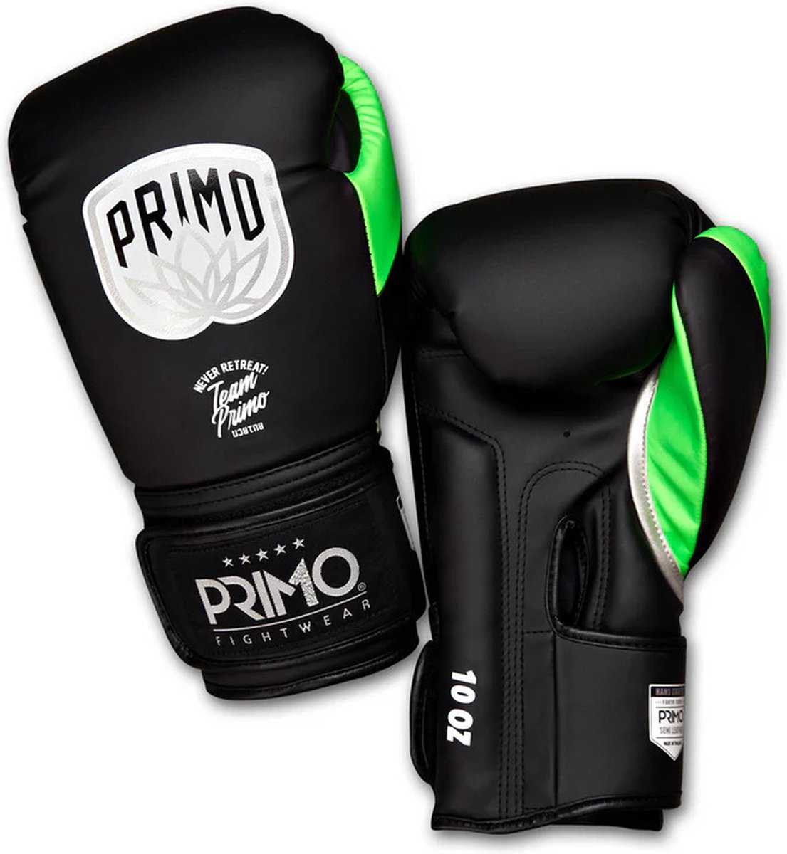 Primo Emblem 2.0 Semi Leather Bokshandschoenen - Mint - zwart/groen 12 oz