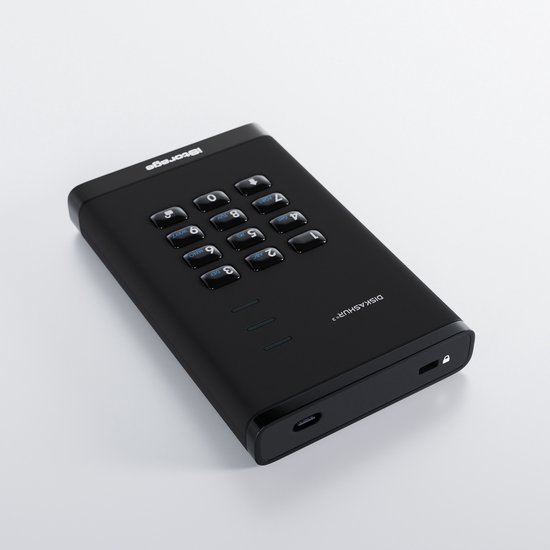 iStorage diskAshur3 HDD - externe harde schijf - 5TB - USB - 256-bit - Zwart van Merkloos — afbeelding 5