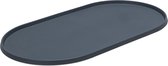 Designed by Lotte Placemat Oona - Hondenvoerbak - Silicone - Antraciet - 55x30x1,7 cm