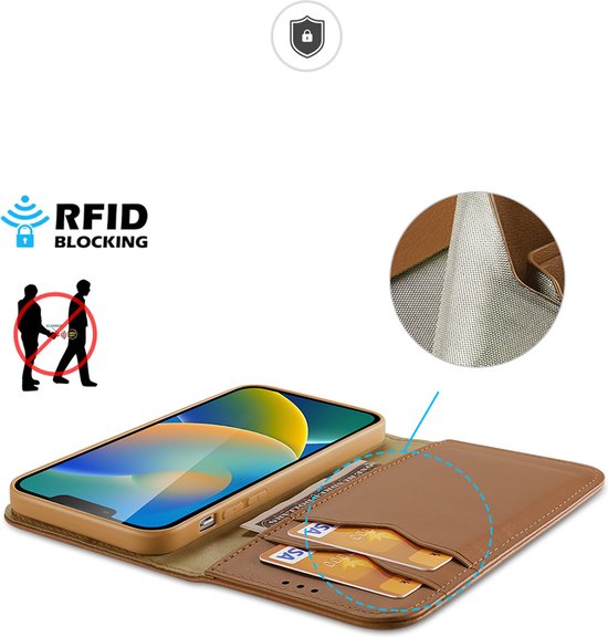 Dux Ducis - Coque pour Apple iPhone 14 Plus - Coque Dux Ducis Hivo Series - Marron