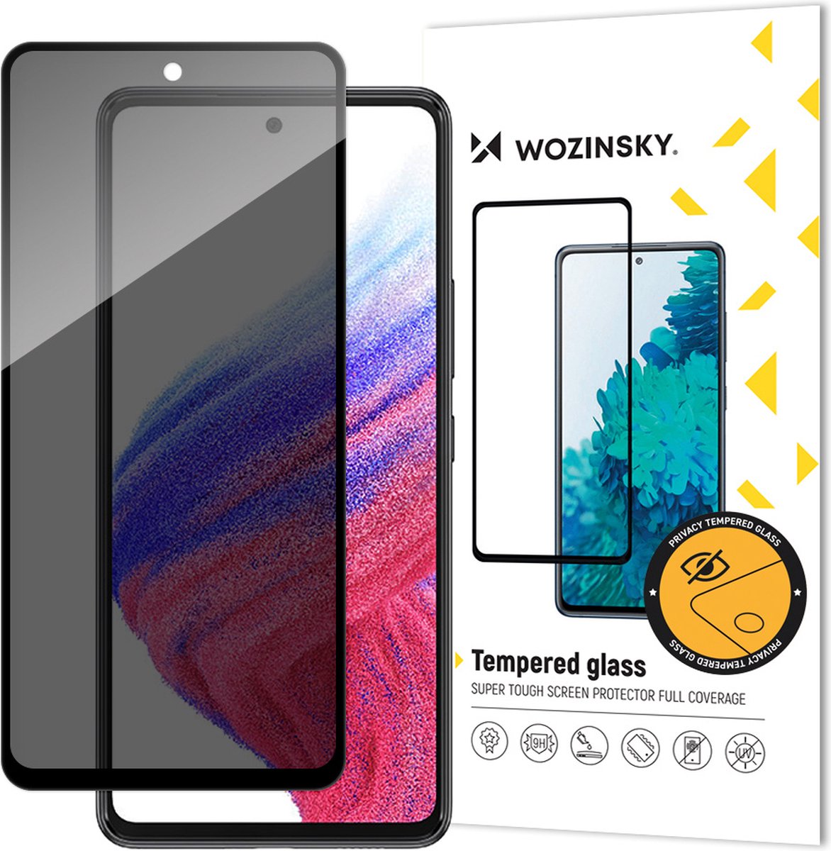 Wozinsky Anti Spy Serie - Privacy Beschermglas - Samsung Galaxy A53 5G - Anti Spy Filter