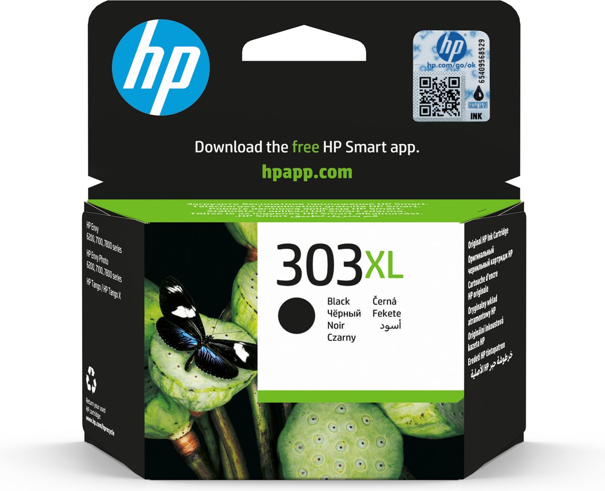 HP 303XL originele high-capacity zwarte inktcartridge