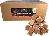GrillKing Aanmaakblokjes Premium - ca. 660 stuks - Voordeeldoos - Geurvrij - lange brandduur - BBQ & Haard