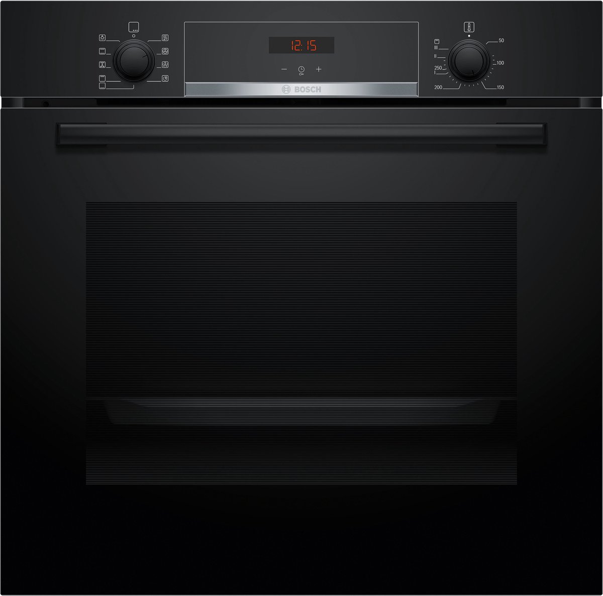 Bosch HBA534BB3 - Serie 4 - Inbouwoven - 71 l - Eenvoudig te reinigen: hydrolyse + Eco Clean Direct - Zwart