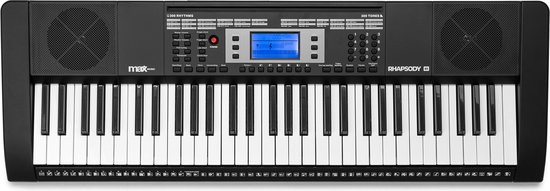 61 toetsen full-size opvouwbare piano, 128 tonen 128 ritmes 30 nummers, ingebouwde dubbele luidsprekers, BT-geluidsfunctie Smart Bluetooth, geschikt