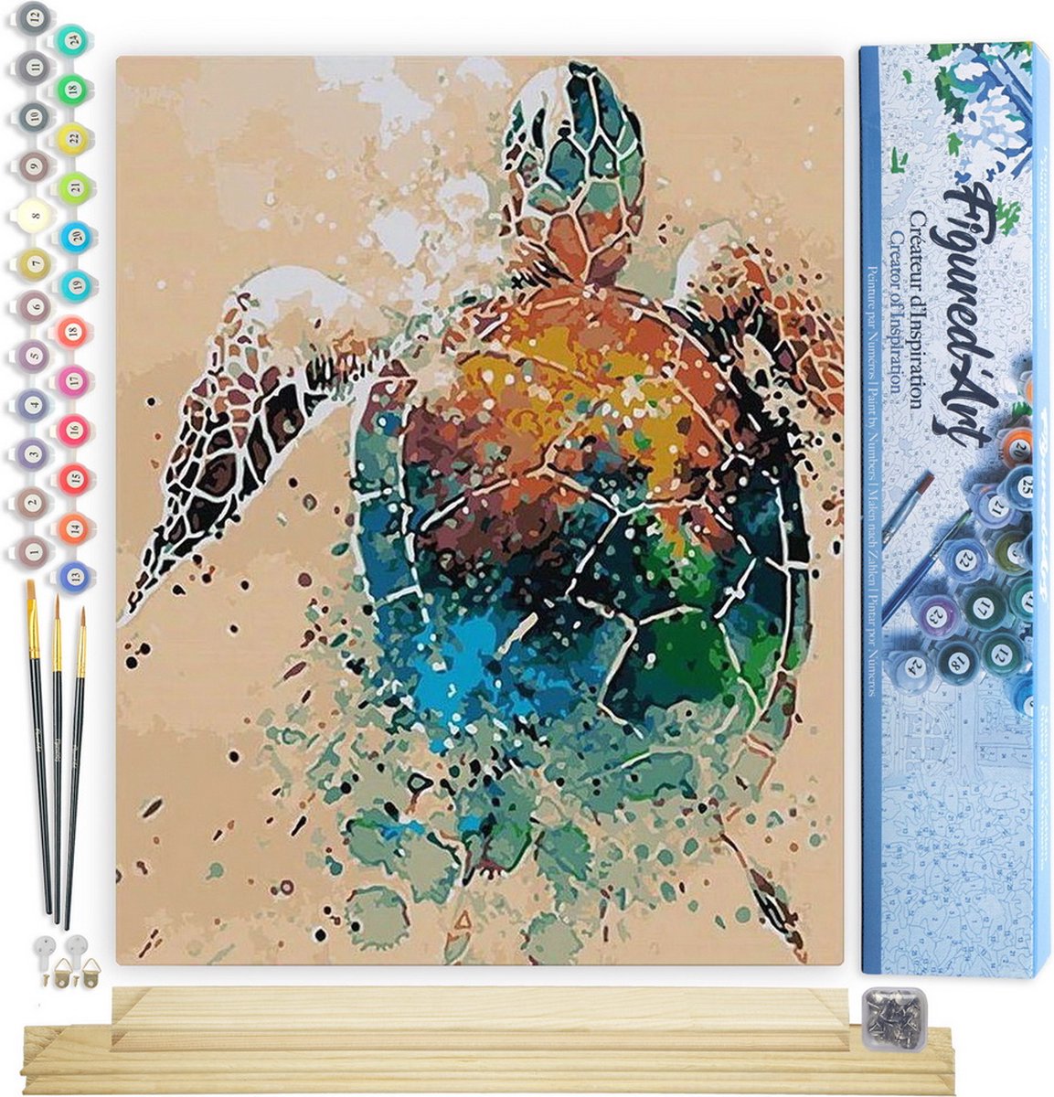 Figured'Art Schilderen op Nummer Volwassenen canvas Van Gogh - De hemel