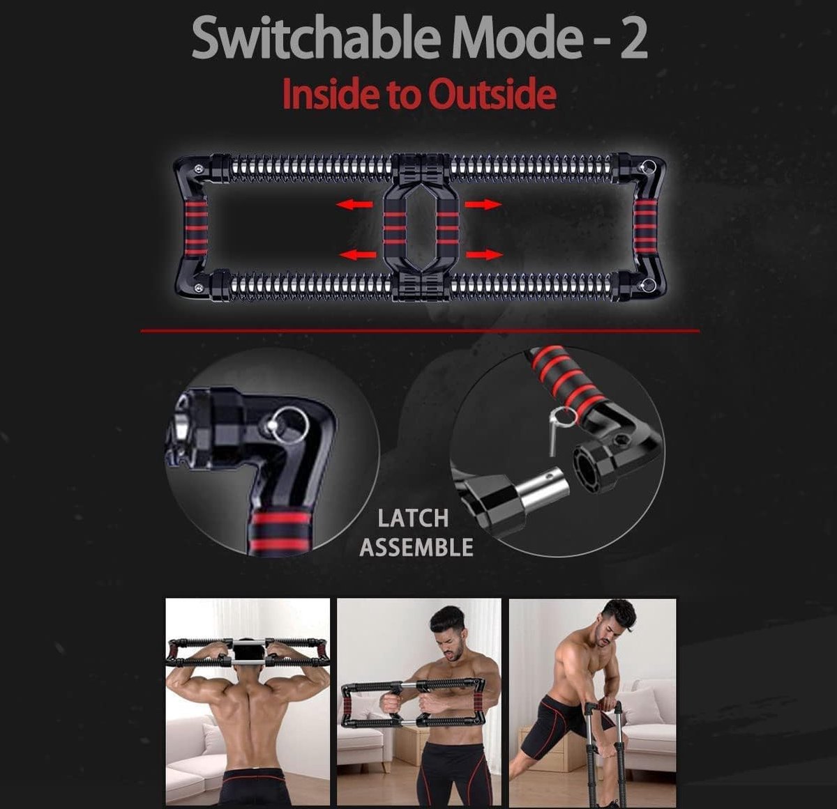 Twister Arm Trainer - Adjustable U-Shaped Arm Chest Exerciser, 3