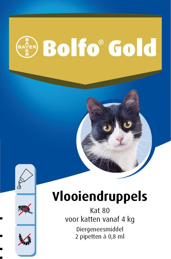 Bolfo Gold 80 Anti vlooienmiddel