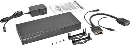 Tripp Lite B132-008A-2 émetteur AV extender audio / vidéo Zwart