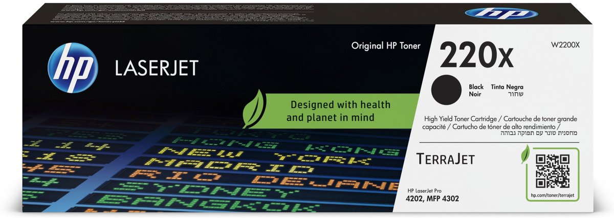 HP 220X LaserJet Toner Zwart (Hoge Capaciteit)